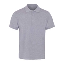 Open End Polo Pike Tişört Gri
