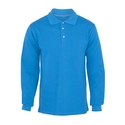 Polo Yaka 2 İplik Sweatshirt Turkuaz