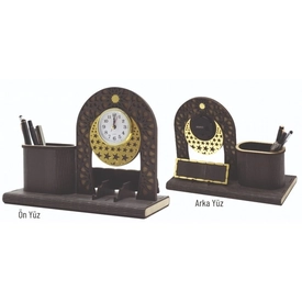 Ahşap Masaüstü Saat