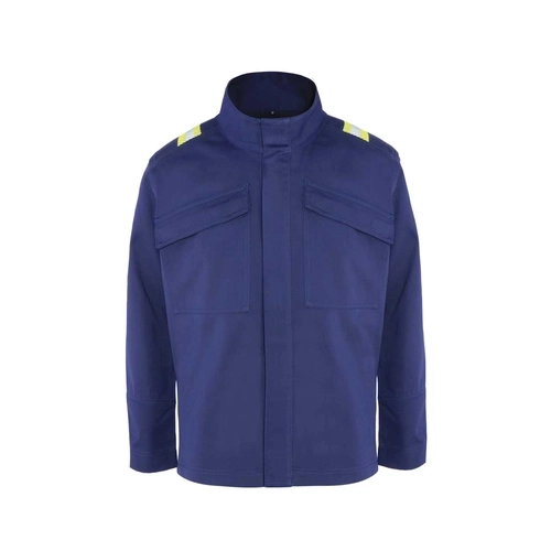 Alev Almaz Kaynakçı Ceketi Lacivert